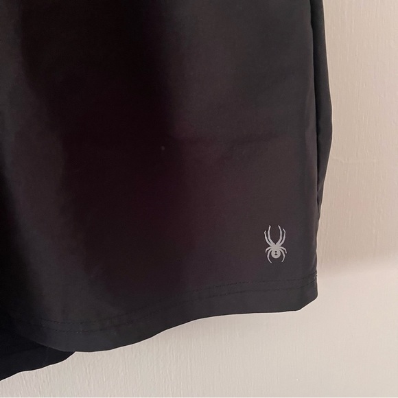 Spyder Active Shorts Lightweight Proweb Technology Drawstring Black XL - Picture 2 of 9